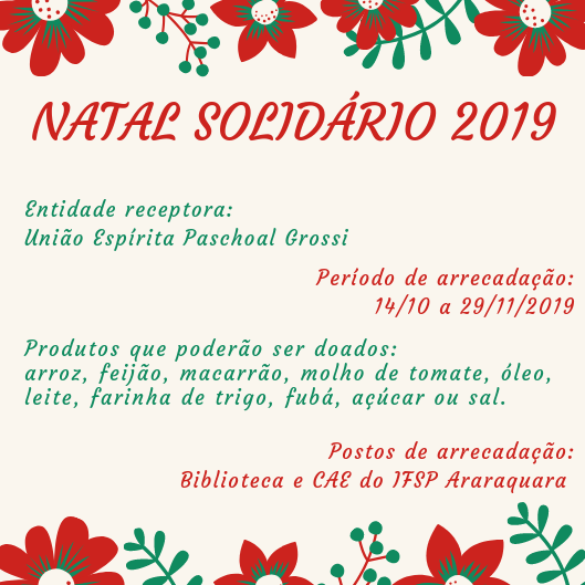 NATAL SOLIDÁRIO 2019